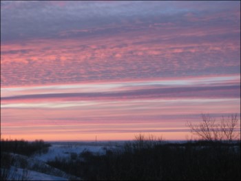 Glen Harbour - winter sky